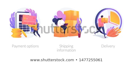 Zdjęcia stock: Order Paying Vector Concept Metaphor