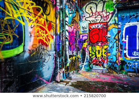 Stok fotoğraf: Graffiti Alley