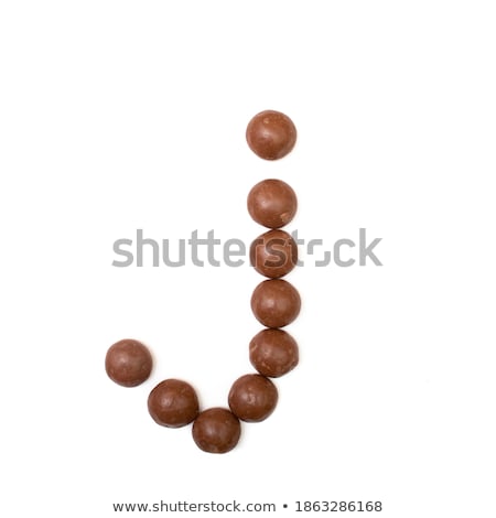 Stock fotó: Ginger Nuts Pepernoten In The Shape Of Letter J