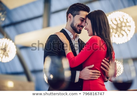 Foto stock: Two Beautiful Women In Evening Dresses