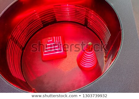 Stock photo: Heart Shaped Ruby Colored As Traffic Light