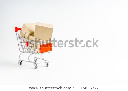 Foto d'archivio: Miniature Shopping Trolley