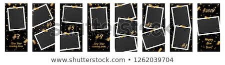 Stockfoto: Christmas With Three Photo Frames