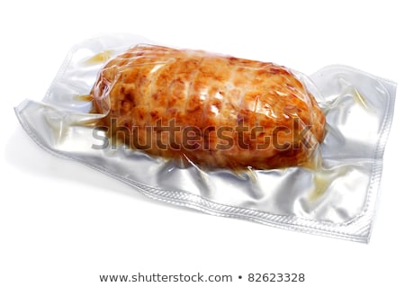 Roastbeef auf Kunststoff Stock foto © nito