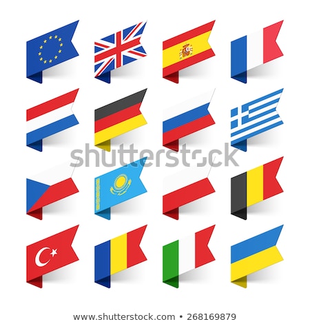 Foto stock: Germany And Romania Flags
