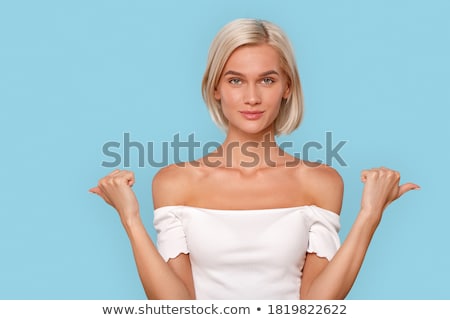 Stock photo: Portrait Of Attractive Caucasian Smiling Woman
