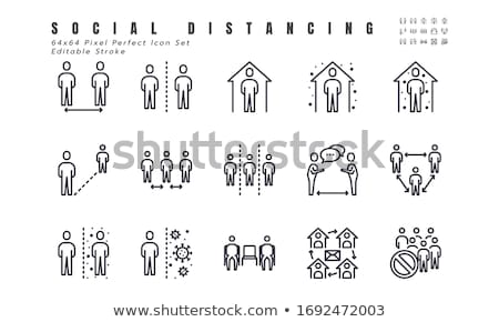 Foto stock: Contamination Line Icon