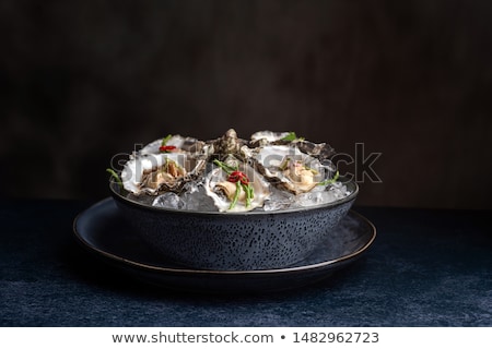 Stock fotó: Oysters And Samphire