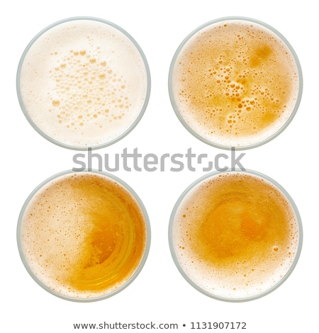 Foto stock: Empty Beer Mug Top View