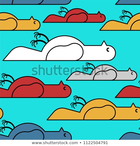 ストックフォト: Dead Dove Pattern Corpse Bird Background Vector Illustration