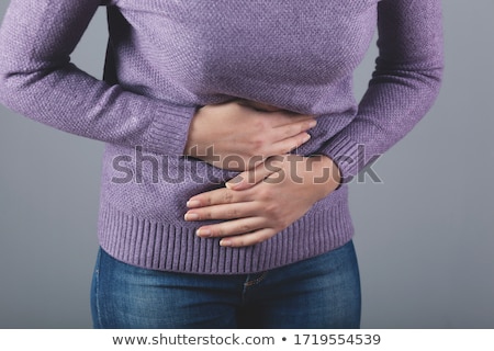Stok fotoğraf: Female Stomach Pain