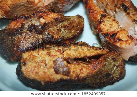 Stockfoto: Crunchy Roasted Trout