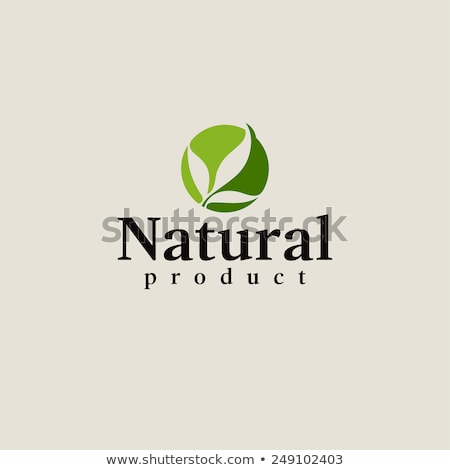 Organic Logotype Leaf Symbol Natural Product Sign Сток-фото © ussr