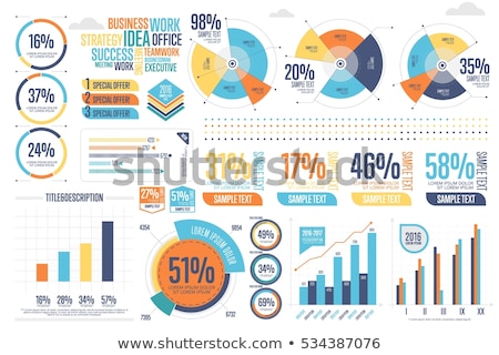 Business Graph Stock fotó © studioworkstock