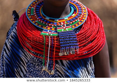 Foto d'archivio: Masai Traditional Costume