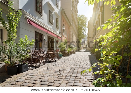Stok fotoğraf: Old Town Street In Vienna