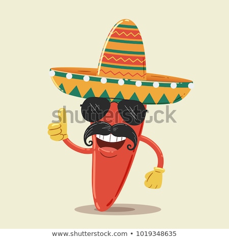 Foto stock: Artoon · mexicano · engraçado