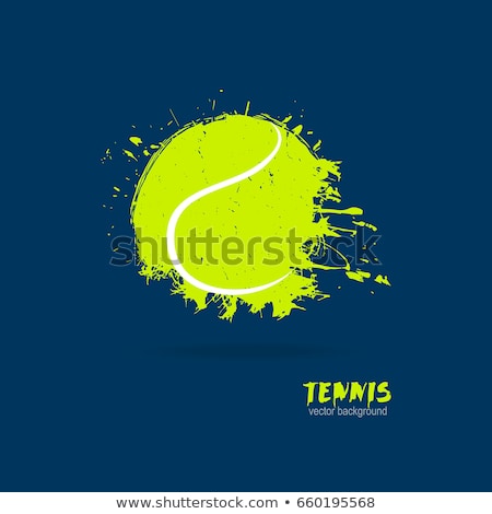Stock photo: A Letter T For Tennis Ball