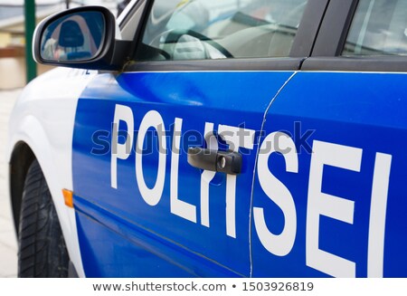 Zdjęcia stock: Estonia Police Car