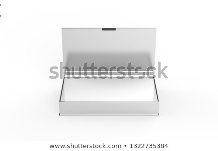 Сток-фото: Metal Box Holder For Leaflets