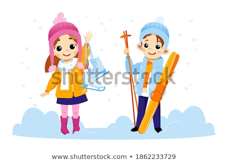 Сток-фото: Smiling Couple In Sport Clothes Waving Hand