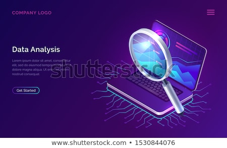 Foto stock: Seo Concept With Magnifying Glass 3d