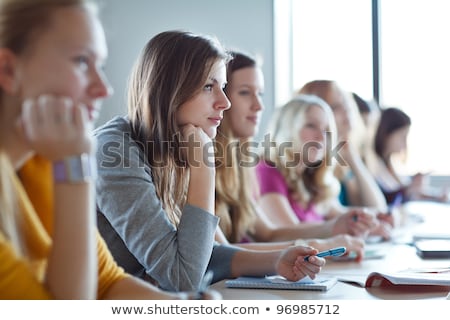 [[stock_photo]]: Students In Class Color Toned Image