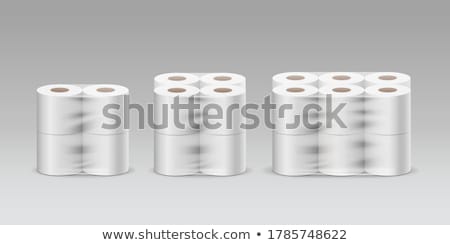 Zdjęcia stock: Roll Of The White Toilet Paper