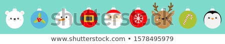 [[stock_photo]]: Cartoon Kawaii Bauble Set