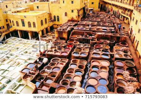 Stock photo: Tannery In Fez