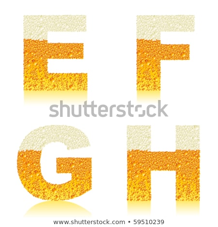 Beer Letter H Foto stock © Aqua