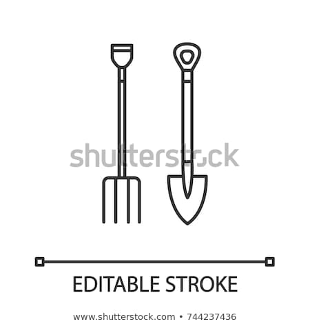 Stock photo: Pitchfork Icon