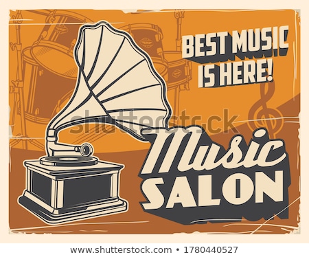 Foto stock: Retro Gramophone