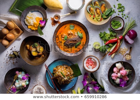 Сток-фото: Assortment Of Coconut Food