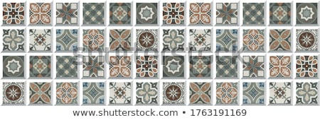 Stock foto: Mosaic Of Tiles