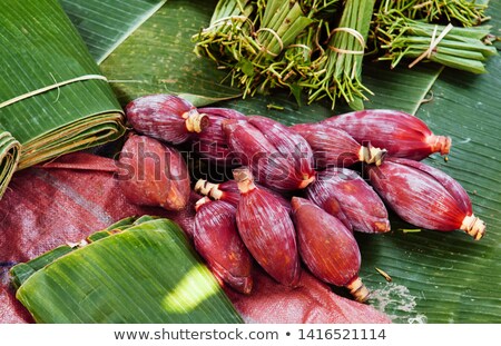 Stock photo: Banana Flower Bud At Southeast Asia Market