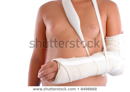 Stockfoto: Plaster Bandage On Injured Skin