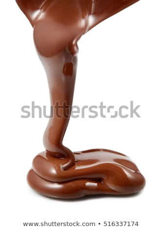 Сток-фото: Hot Chocolate Puddle Brown Chocolate Splash Pour