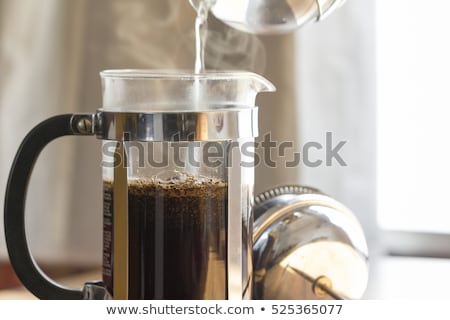 Stock fotó: Glass Coffee Press