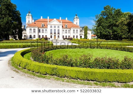 Foto stock: Kozlowski Palace With Garden Lublin Voivodeship Poland