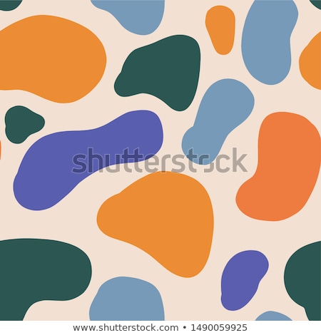 Stockfoto: Organic Seamless Pattern For Fashion And Wallpaper Memphis Style Fabric Fashion Prints Vector Il