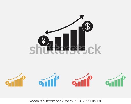 Stock fotó: Business Graph Up With Yen Sign