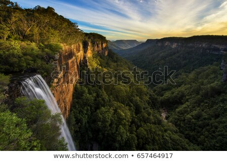 Foto stock: Beautiful Waterfall In Southern Highlands