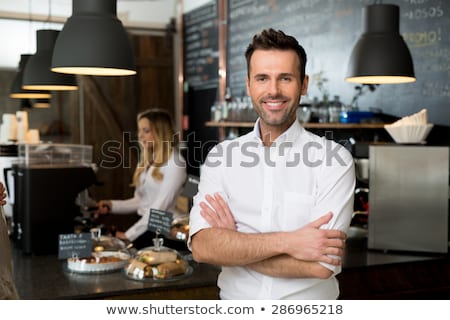 Stock photo: Cheerful Bar Owner