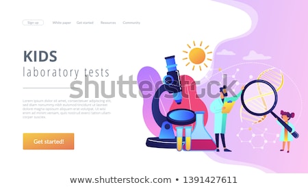 [[stock_photo]]: Science Camp Concept Landing Page