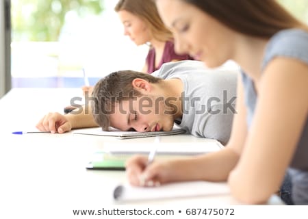 ストックフォト: Sleeping Student