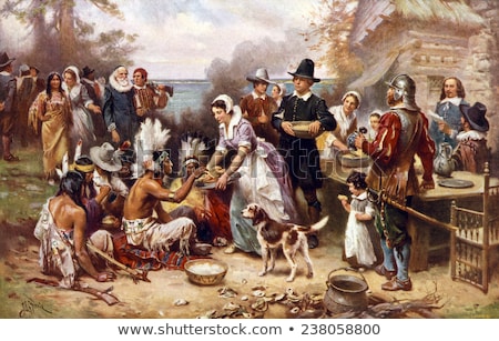 [[stock_photo]]: Pilgrim And Indian