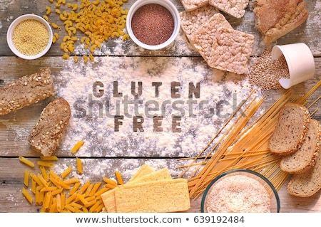 Stock photo: Gluten Free Brown Rice Grain