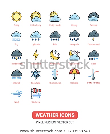 [[stock_photo]]: Weather Forecast Icons Set Moon Version