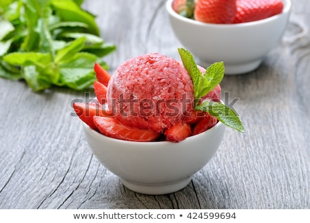 Сток-фото: Strawberry Sorbet